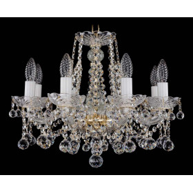Подвесная люстра Bohemia Ivele Crystal 1413 1413/8/165/G/Balls