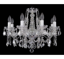 Подвесная люстра Bohemia Ivele Crystal 1413 1413/8/200/Ni/Leafs
