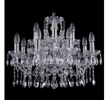 Подвесная люстра Bohemia Ivele Crystal 1413 1413/8+4/200/Ni