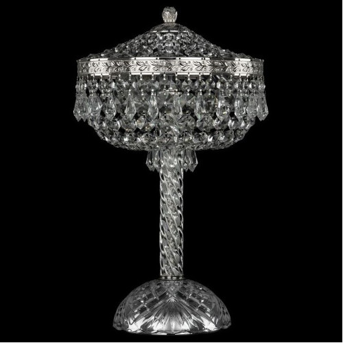 Настольная лампа декоративная Bohemia Ivele Crystal 1927 19271L4/25IV Ni