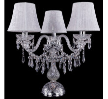 Настольная лампа декоративная Bohemia Ivele Crystal 5703 1403L/3/141-39/Ni/SH41-160