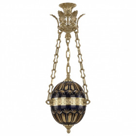 Подвесной светильник Bohemia Ivele Crystal 7100 71000P/20 G Amber-Blue/H-1I Y8