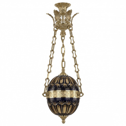 Подвесной светильник Bohemia Ivele Crystal 7100 71000P/20 G Amber-Blue/H-1I Y8