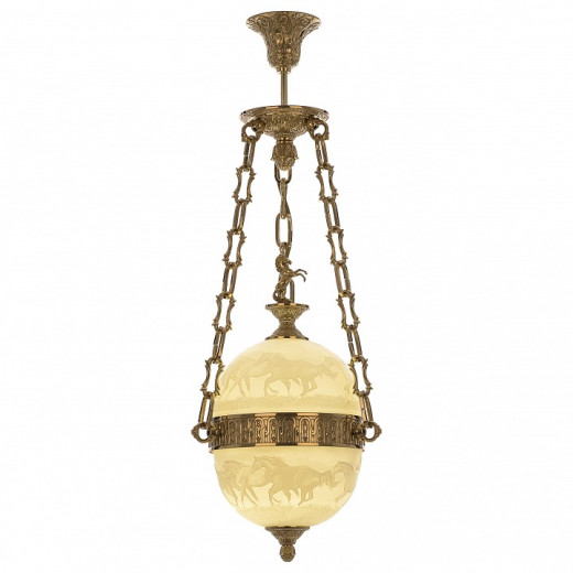 Подвесной светильник Bohemia Ivele Crystal 7100 71000P/20 G Horse FH1S