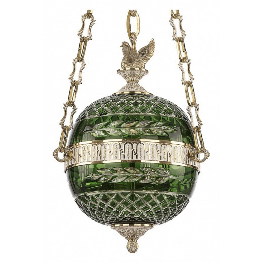 Подвесной светильник Bohemia Ivele Crystal 7100 71000P/25 GW Clear-Green/H-1J FS1S