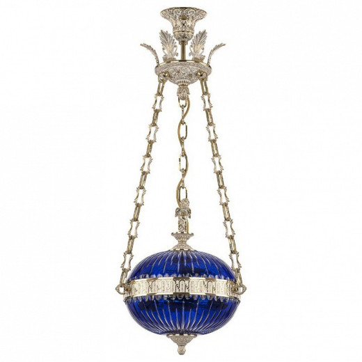 Подвесной светильник Bohemia Ivele Crystal 7100 71000P/30 GW Clear-Blue/H-1K Y8 FA4M