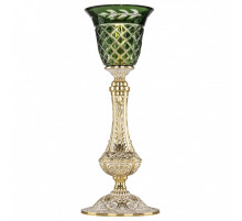Настольная лампа декоративная Bohemia Ivele Crystal 7100 71100L/15 GW P2 Clear-Green/H-1J