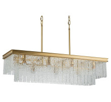 Подвесная люстра Belfast Harland 6308-10C BR CL