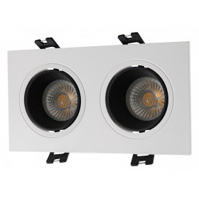 Встраиваемый светильник Denkirs Rodvig DK3072-WH+BK