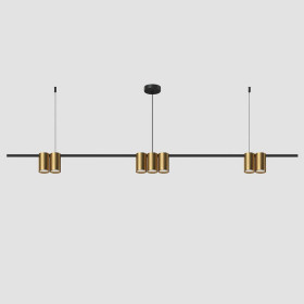 Подвесной светильник Denkirs Orbit DK4063-BK+SG