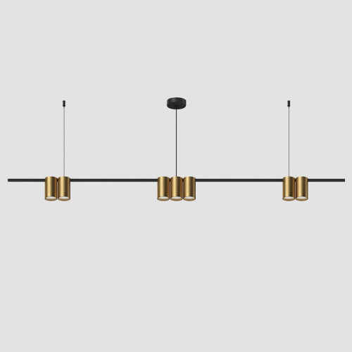Подвесной светильник Denkirs Orbit DK4063-BK+SG