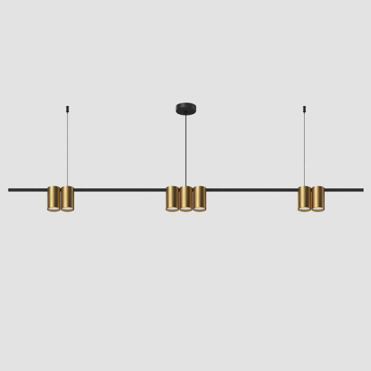 Подвесной светильник Denkirs Orbit DK4063-BK+SG