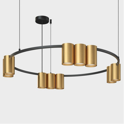 Подвесная люстра Denkirs Orbit DK4065-BK+SG