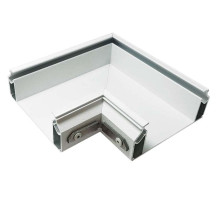 Соединитель угловой L-образный встраиваемый Denkirs Flod DK5851-WH