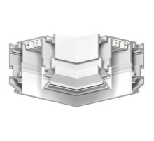 Соединитель угловой L-образный для треков встраиваемых Denkirs SMART ONE TR2026-WH