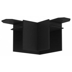 Соединитель угловой L-образный для треков накладных Denkirs Smart TR2102-BK