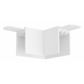 Соединитель угловой L-образный для треков накладных Denkirs Smart TR2102-WH