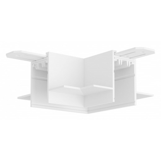 Соединитель угловой L-образный для треков Denkirs Smart TR2112-WH