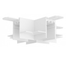 Соединитель X-образный для треков Denkirs SMART HIDE TR2114-WH