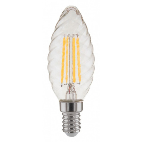Лампа светодиодная Elektrostandard Свеча витая F E14 7Вт 4200K a049136
