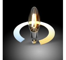 Лампа светодиодная с управлением через Wi-Fi Elektrostandard Умная лампа Свеча F E14 5Вт 3300, 4200, 6500K a055921