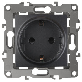 Розетка с заземлением, без рамки Эра 12-2101 Б0014679