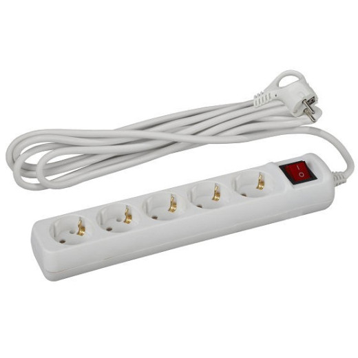 Удлинитель с выключателем Эра UX-5es Б0035758