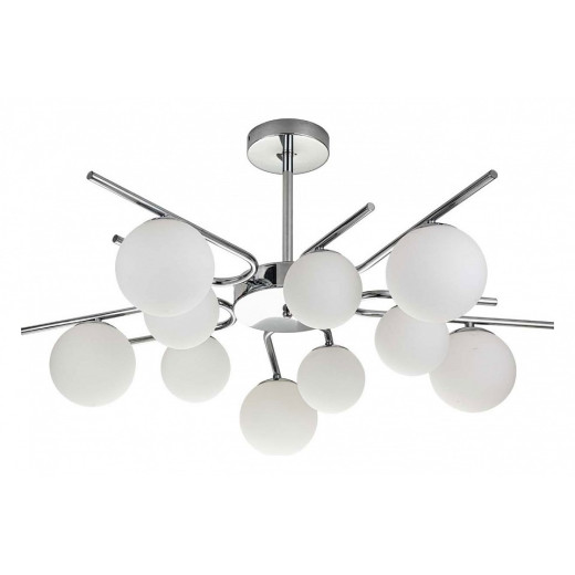 Люстра на штанге Escada Sphere 642/10P Silver