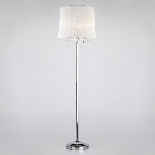 Торшер Eurosvet Allata 2045/3F хром/белый  торшер