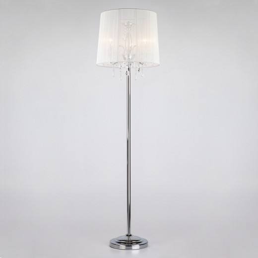Торшер Eurosvet Allata 2045/3F хром/белый  торшер