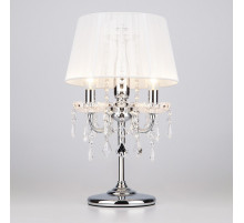 Настольная лампа декоративная Eurosvet Allata 2045/3T хром/белый настольная лампа