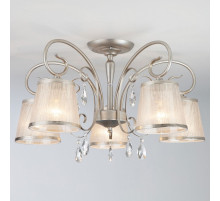 Потолочная люстра Eurosvet Liona 60065/5 серебро