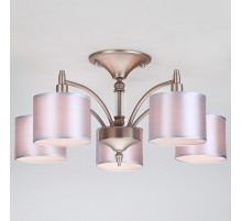 Люстра на штанге Eurosvet Adagio 60080/5 сатин-никель