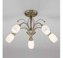 Люстра на штанге Eurosvet Ginevra 30280/5 античная бронза
