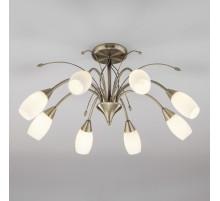 Люстра на штанге Eurosvet Ginevra 30280/8 античная бронза