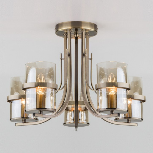 Потолочная люстра Eurosvet Coppa 60085/5 античная бронза