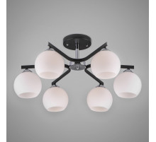 Люстра на штанге Eurosvet Blasco 30145/6 хром/венге