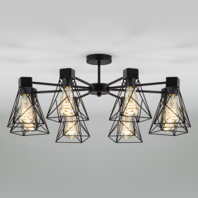 Люстра на штанге Eurosvet Trappola 70107/8 черный