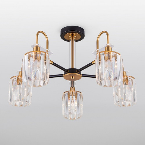 Люстра на штанге Eurosvet Tenia 70090/5 черный