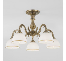 Люстра на штанге Eurosvet Caldera 60106/5 античная бронза