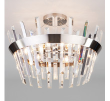 Светильник на штанге TK Lighting Steccato 10111/5 сатин-никель/прозрачный хрусталь Strotskis