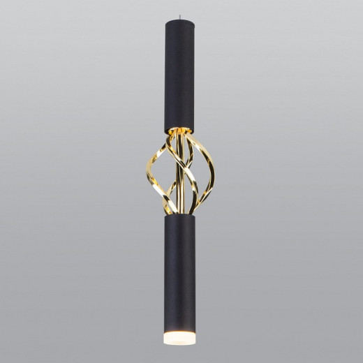 Подвесной светильник Eurosvet Lance 50191/1 LED черный/золото
