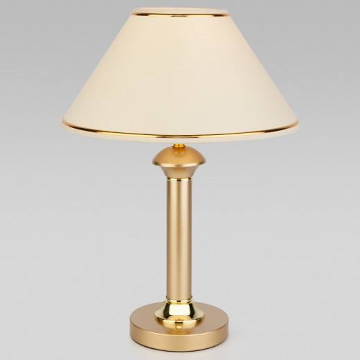 Настольная лампа декоративная Eurosvet Lorenzo 60019/1 перламутровое золото