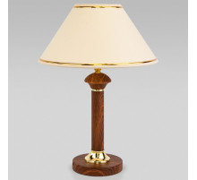 Настольная лампа декоративная Eurosvet Lorenzo 60019/1 орех
