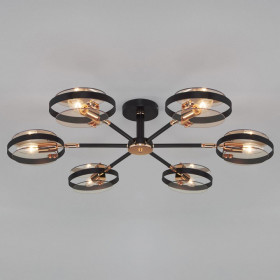 Люстра на штанге Eurosvet Gallo 70121/6 черный