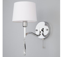 Бра Eurosvet Madera 10127/1 хром/прозрачный хрусталь Strotskis (10093/1)