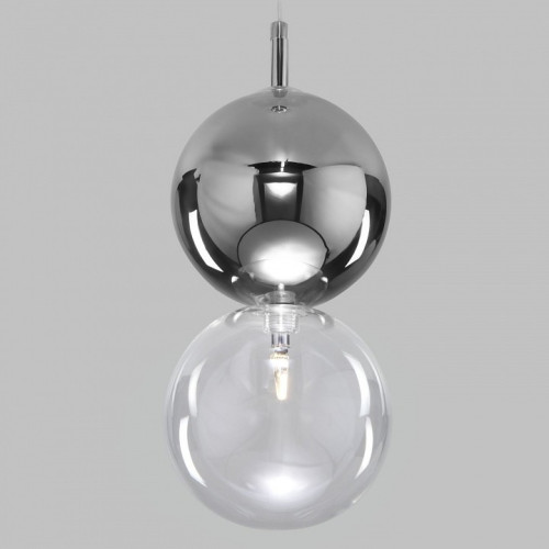 Подвесной светильник Eurosvet Selisa 50091/1 хром/дымчатый