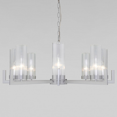 Подвесная люстра Eurosvet Arganie 60133/8 серебро