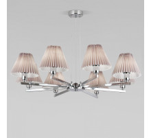 Подвесная люстра Eurosvet Peony 60136/8 хром/серый
