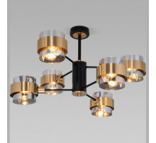 Люстра на штанге Eurosvet Arcada 70127/6 черный/дымчатый